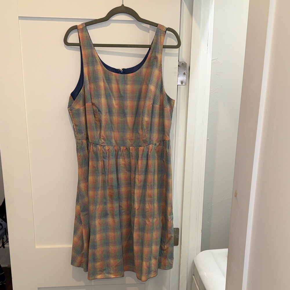 Modcloth Multicolor Plaid Dress